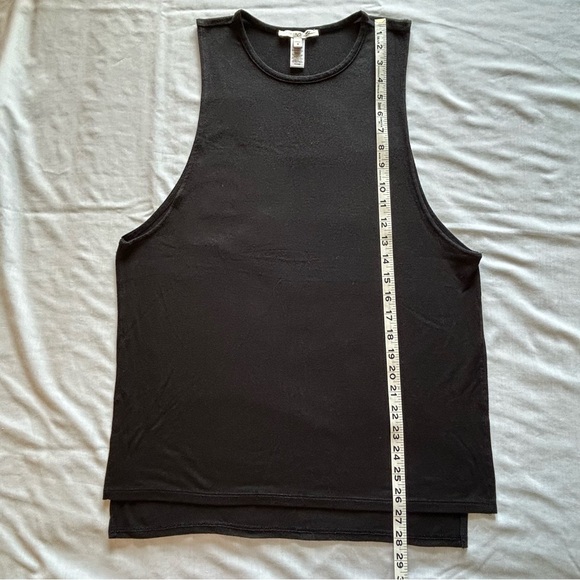 Express One Eleven Black Flowy Open Side Tank Top Size S - Picture 9 of 9